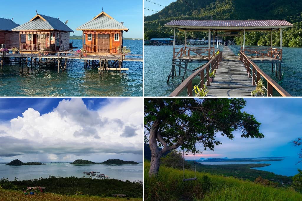 Tempat menarik Semporna Sabah - Parapat Water Village