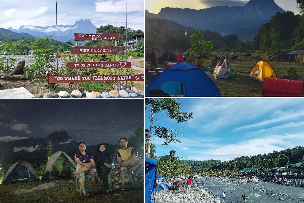 Polumpung Malangkap view camp site di kota belud