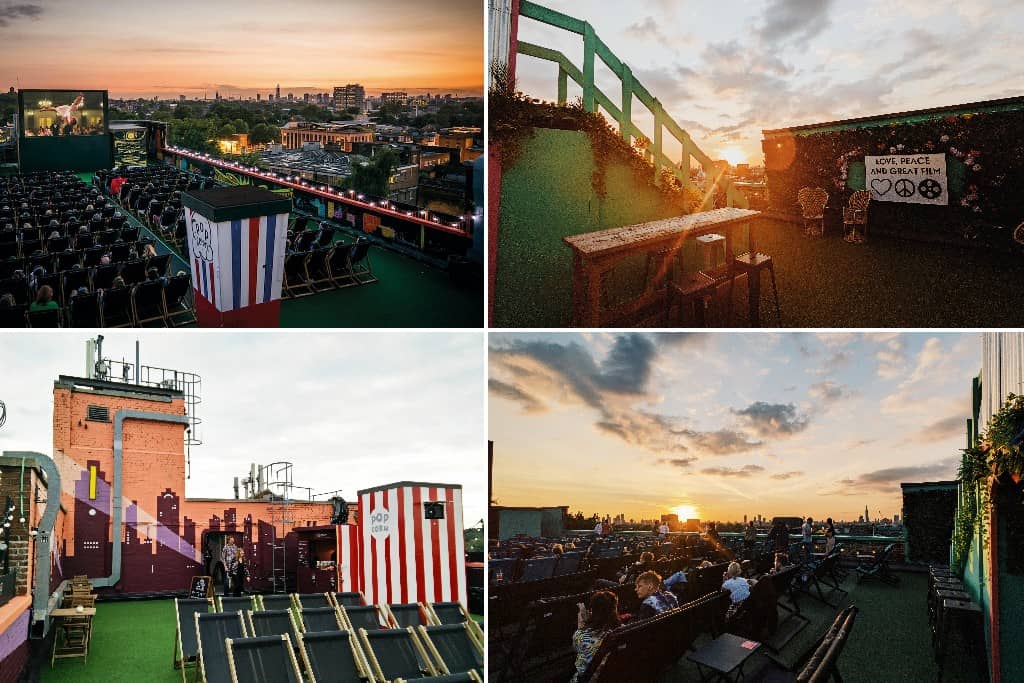 Tempat menarik London: Rooftop Film Club
