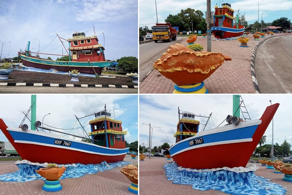 Replika bot nelayan tok bali